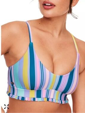 Adore Me Women's Rainey Swimwear Swim Top NWT Size M
